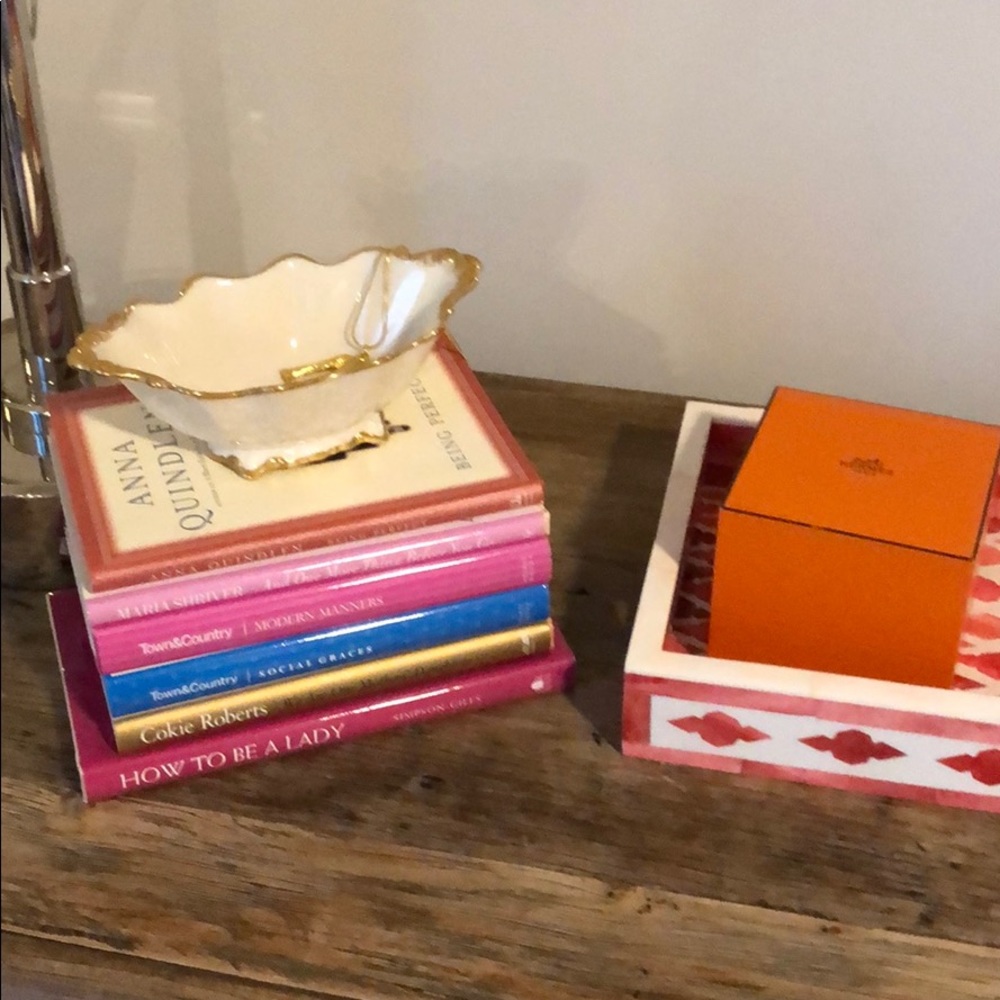 Lenox Bowl and Decor Book Stack.